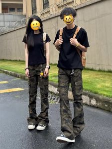 Quần Tây Công Sở Kẻ Sọc Nhiều Túi Cho Nữ Mùa Thu Đông Nhỏ Nhắn Phong Cách Mỹ Cổ Điển Quần Leo Núi Ngoài Trời Quần Leo Núi