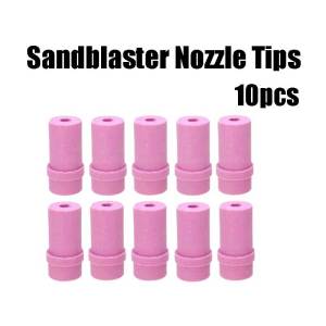 10Pcs Ceramic Sandblaster Nozzle Tips 6mm