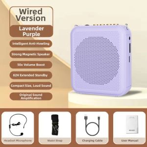 Teachers Wireless Loudspeaker Microphone Tour Guide Beehive Amplifier for Class X2025 High Volume Portable Sound System