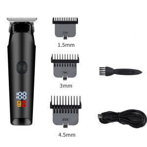Electric Hair Clipper Professional Cordless Usb Rechargeable Hair Clippers With Light electric hair clipper