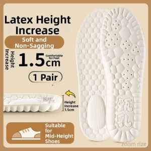 ZHIHAOEN | Invisible Long Standing Comfortable Latex Height Increasing Insoles