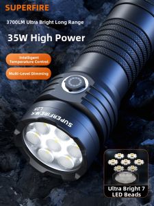 SUPERFIRE | Ultra Bright Rechargeable Flashlight