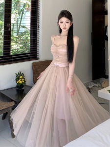 CHOUXIE | Unique Beautiful Summer French Style Strap Dress