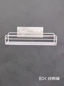 Traceless Wall-mounted Bathroom Accessories Set Bathroom Corner Storage Hanging Shelf Rack Toilet Organizer Kitchen Rack