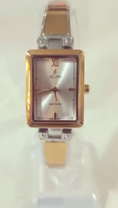 Đồng hồ JELIFE Nữ Chính hãng .Vỏ đờ mi vàng mặt trắng .Kính đá saphia . Máy quạt nhật .Hàng mới 100%