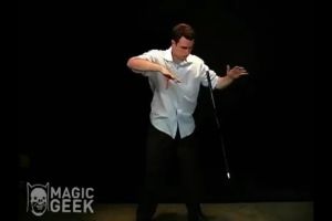 Dancing Cane Metal - Alat Sulap Tongkat Menari - KZ022