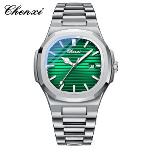 CHENXI 8222 Luxury Original Stainless Steel Wristwatch Quartz Waterproof Luminous Men Watches Reloj Hombre часы мужские наручные