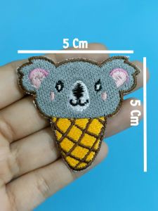 Bisa COD Iron Patch Bordir Premium Ice Cream Animal Patch Iron Deer Penguin Cat Bear Weasel Koala Emblem Bordir Tempel Tambalan Baju Bolong Tembelan Kaos Sobek Tempelam Celana Robek Hiasan Jaket Tembelan Baju Stiker Bordir Tempel
