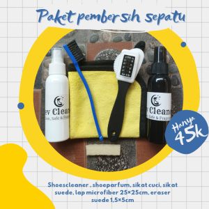 Dev Cleaner - Paket Pencuci Sepatu Suede Terlaris Shoescleaner Kit Suede Termurah