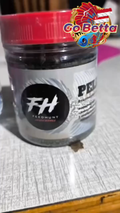 🇸🇬 Predator Fish Food | PELET FIN AURANTI 50g for Channa Dwarf Auranti Andrao Limbata Stewartii | Natural Protein-Rich Nutrition | Color Boost | Rim White Growth Support | Premium Aquarium Feed | High-Fin Enhancement | Daily Feeding Formula