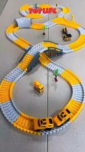 Đồ chơi ghép hình lắp ráp đường ray đường hầm xe đua ô tô xếp hình thông minh đồ chơi bé trai 2 3 4 5 6 7 tuổi