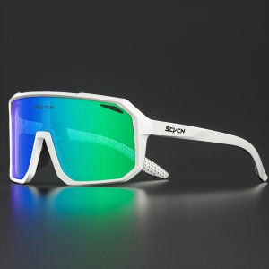 SCVCN Men Bike Photochromic Glasses Cycling Sunglasses for Women Sports Running MTB Biking Eyewear Road Mountain Bicycle Goggle