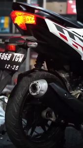 Knalpot CMS+End Muffler Bass Adem Gerung PNP VARIO NMAX AEROX YAMAHA LEXI PCX