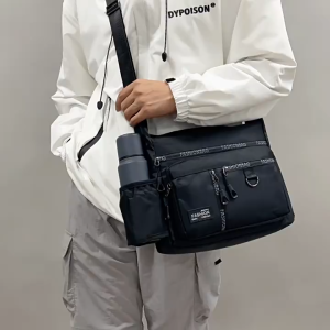 EchoBliss กระเป๋าผู้ชายกระเป๋าสะพายผู้ชายแบบใหม่กระเป๋าผู้ชายความจุขนาดใหญ่กระเป๋าสะพายข้างลำลองกระเป๋าสะพายกันน้ำกระเป๋าเดินทางธุรกิจ