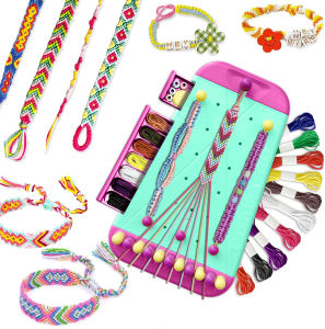 Bracelet Making Kit Toy for Girls Friendship Arts Crafts Bracelets String Maker Kit For Birthday Present DIY Jewelry Bracelet