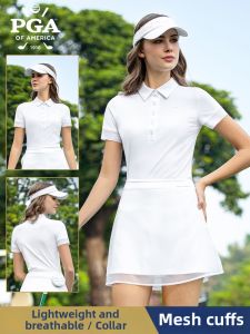 PGM GOLF | Breathable Polo Golf & Tennis Set For Women Short Sleeve