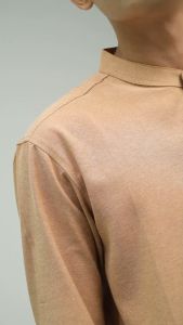 Koko Kurta Dewasa Pique: Baju Koko Dewasa Berbahan Katun Oxford Lengan 3/4