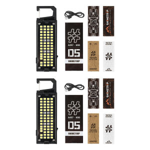 Magnetic Outdoor Mini Flashlight Waterproof Portable Camping Flashlight Pocket Keychain Light for Night Cycling Running