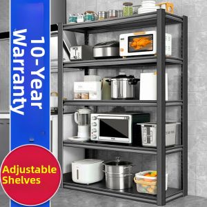 Multi-functional Kitchen Storage Rack Carbon Steel