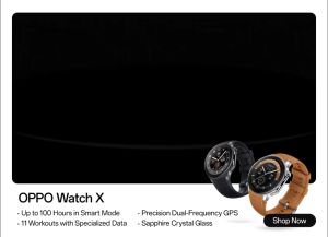 OPPO Watch X | Up to 100 Hours in Smart Mode | 11 Workouts with Specialized Data | Precision Dual-Frequency GPS | Malaysia Set | Ready Stocks | 1 Year Oppo Malaysia Warranty