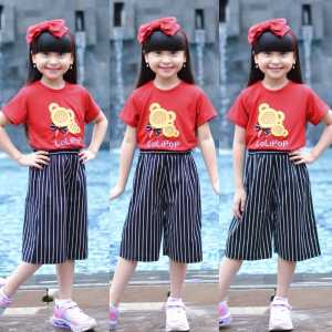 Setelan Kulot Anak Perempuan Usia 4-11 Tahun / Pakaian Anak Perempuan / Setelan Anak Cewek / One Set Anak / Pakaian Terbaru Anak Perempuan