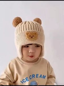 Lakoe Baby Crochet Hat Turban For Baby Baby Wool Boy Girls 0-3 Months Cap Baby Hat Boy