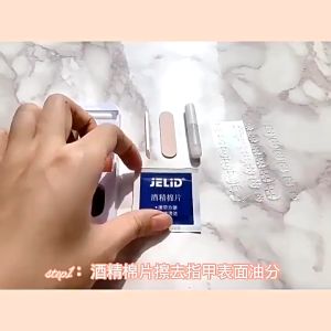 Handmade Nails Wear Short ins Nail Stickers Art Wearable tiktok Nail Patches