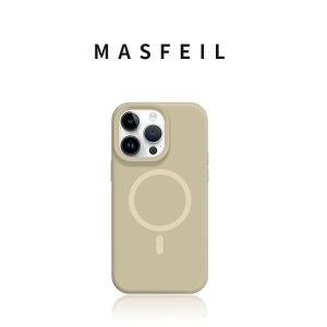 MASFEIL | Liquid Silicone Magsafe Solid Color Full-Body Soft Phone Case