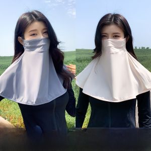 MiiOW | Khăn quàng cổ chống nắng Ice Silk mùa hè cho nữ MiiOW Vỏ trùm đầu chống tia UV Chống nắng Mặt nạ chống nắng cho nữ Vỏ trùm đầu