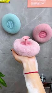 Bông Tắm Cọ Lưng Tắm Xơ Mướp 3D Giúp Mát Xa Khi Tắm Miếng Bông Tắm Tạo Bọt Tẩy Da Chết Gắn Tường Tiện Lợi