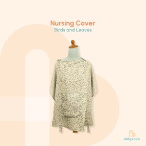 Apron Menyusui - Nursing Cover Printed Fabric - Baby Loop