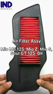 Filter-Saringan-Busa Udara-Hawa-Air Assy Yamaha Mio M3 125 & Mio Z & Mio S & Soul GT 125 New LED Blue Core & Fino Grand & X-Ride 125