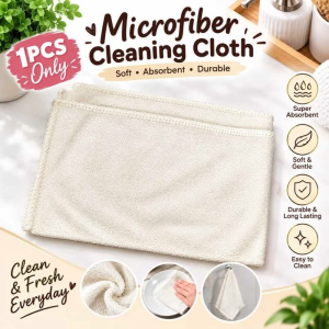 30cmX32cm Microfiber Cleaning Cloth Soft Absorbent Reusable Kitchen Bathroom Towel 1PCS Long Lasting (MS011)