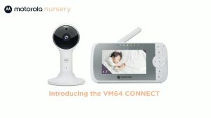MOTOROLA VM64 Baby Monitor with 4.3" Full HD 1080p Two-way Talk Infrared Night Vision & 300m Range