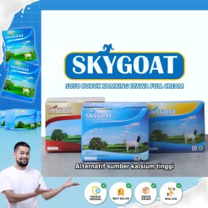 Susu Kambing Sky Goat Skygoat Susu bubuk kambing Etawa | Susu Kambing Herbal Untuk Kanker Asma TBC Bronkitis Infeksi Paru Paru