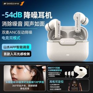 Sansui W28 Bluetooth Earphones Active Noise Reduction Wireless Long Standby In-Ear Running Sports Music New Model