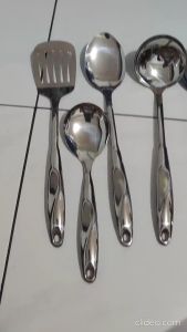 Sendok Goreng Besi Stainless TEBAL / Spatula Masak PREMIUM / Sodet Stenlis BAGUS
