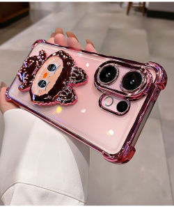 Vivo X200 FE Casing with 3D Labubu Mirror Camera Protector Softcase Phone Cover