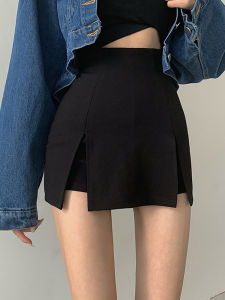 High Waist Tight Super Short Shorts Winter Outer Wear Womens Boots Hot High Waist A- line Slimming Culottes Fake Two-Piece