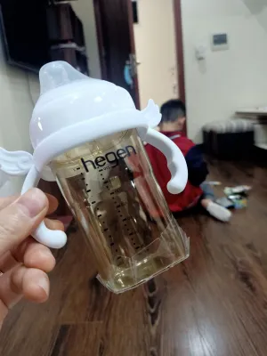 Bình sữa hegen chính hãng 150ml/240ml /330ml full hộp kèm núm [Tặng kèm tay cầm]