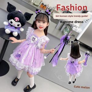 Girls Lolita Dresses Summer 2024 New Arrival Clow M 5 Baby Girl Melody Umbrella Princess Dress 3