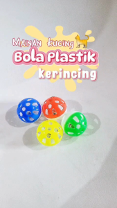 Bola mainan kucing anjing bola plastik