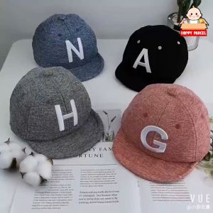 Alphabet Baby HatTopi Baby Boy Baseball Cap Kids Hat Topi Baby Girl Topi Bayi Kids Fashion Baby Fashion (3m-3y)