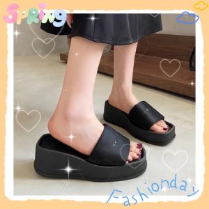 QXshop มาใหม่พร้อมส่ง | ส่วมใส่ง่าย ใส่สบาย กันลื่นจัดเต็ม | รองเท้าแตะหญิง รองเท้าแตะแฟชั่นเสริมส้น เป็นงานเสริมส้น