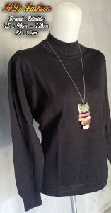 Atasan Rajut Turtle Neck Premium Import Branded lengan Panjang