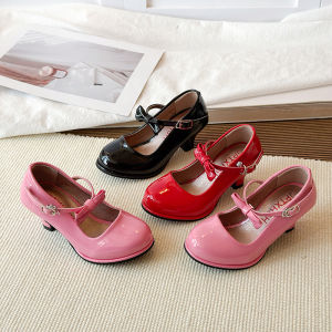 Sweet Mary Jane Style Princess High Heels Girls