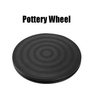 8" Round Bonsai Turntable Rotating Plate Pottery Wheel 360 Rotating Turntable