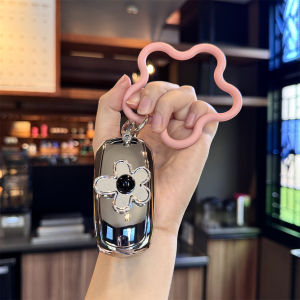 Adorable Panda Key Cover for Geometric Cars Soft TPU Plastic Material Driving Personal Item Car Interior Accessories