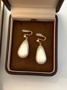 Pianist | Non-Piercing Clip Earrings Pearl Earrings