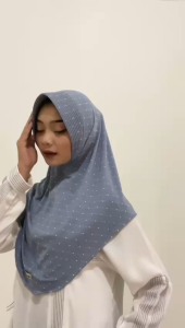 Kiswah - Hijab Paket Usaha 10 pcs Hijab Motif Size M Muslim P Panjang Simple Nyaman Kerudung Casual Instan